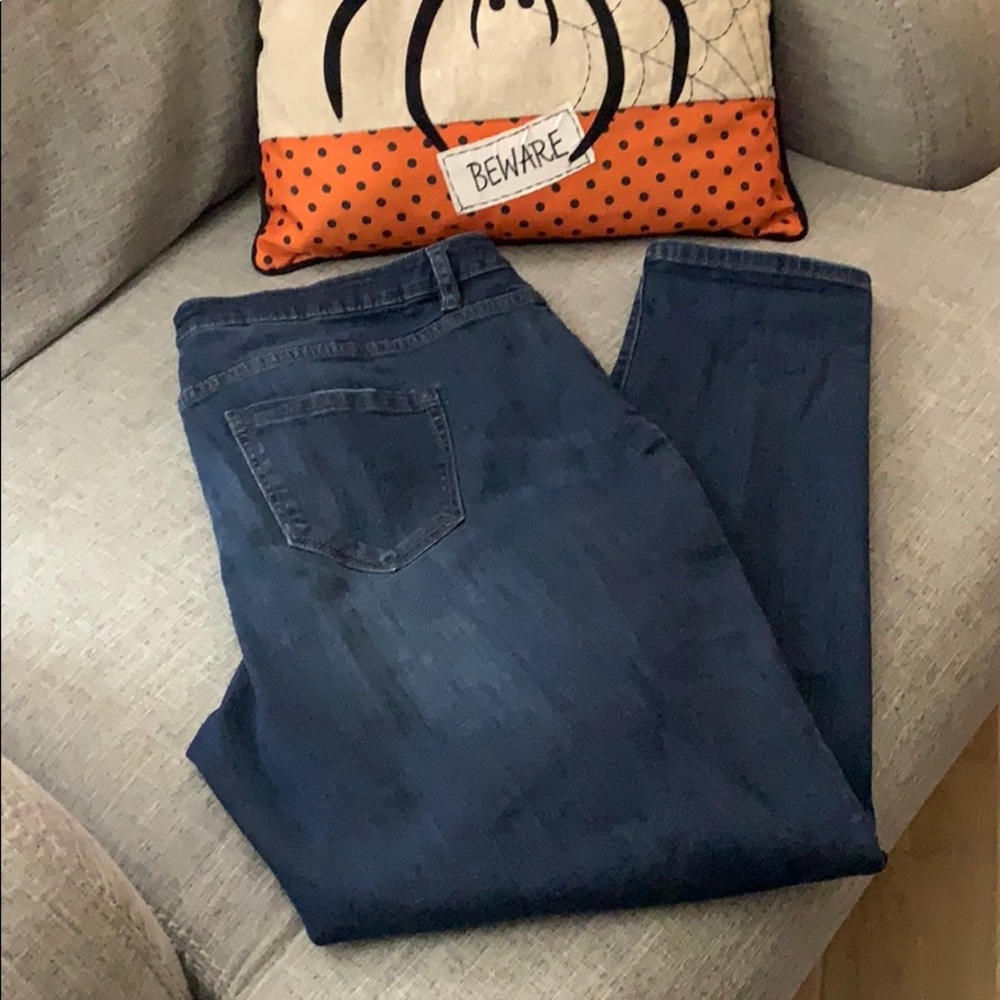 Lane Bryant Sz 20 Boyfriend Genius Fit Jeans